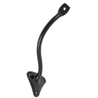 55-59 Exterior Mirror Bracket, Black LH