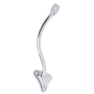 55-59 Exterior Mirror Bracket, Chrome LH