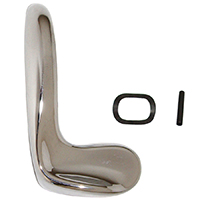 55-59 Vent Window Handle, Chrome LH