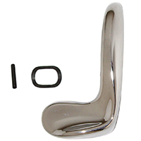 55-59 Vent Window Handle, Chrome RH