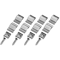55-59 Door Window Frame Clips and Screws, 16 Pieces