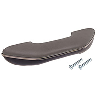60-63 Arm Rest Gray Vinyl w/ Black Base Ea.