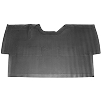 55-59 Rubber Floor Mat, Black 3 Speed or Auto