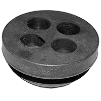 55-59 Speedometer Cable through Firewall Grommet, 4 Holes, fits 1 1/4