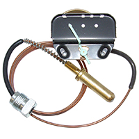 55 Chevrolet 2nd Series, 6 or 8 Cyl. Temperature Gauge, Mechanical, 60