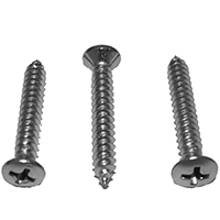 55-59 Dash Instrument Bezel Screw Kit, 3 Pieces