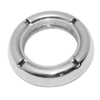 55-59 Ignition Switch Retaining Bezel Nut, Original Style, Polished Stainless Steel