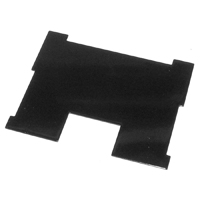 55-59 Heater Control Lens Backing Plate, Deluxe Heaters, Metal