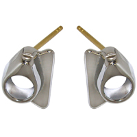 55-59 Windshield Wiper Bezel, Chrome