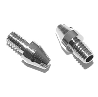 55-59 Windshield Wiper Bezel Spray Nozzles, Chrome