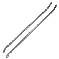 55-59 Bed Step to Frame Brace, Rear Steel