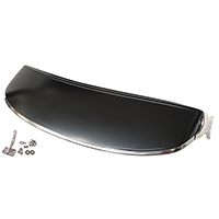 55-59 Chevrolet/GMC Truck Exterior Sunvisor, Deluxe with Stainless Steel Trim