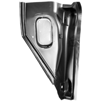 55-59 Kick Panel A-Pillar Vent Panel, RH