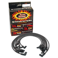 V8 Black High Performance Spark Plug Wires w/ 90 Degree Boots