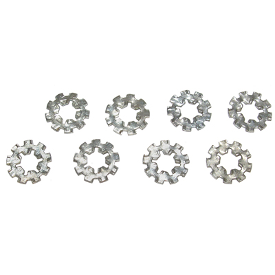 64-72 Full Size Ground Wire Star Washers 1/4 8 Pieces