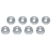 Electrical Terminal Nuts, 10-24, 3/8 Hex w/ .45 O.D. Conical Washer, 8 Pcs.
