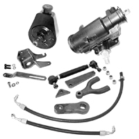 55-59 Small Block Power Steering Conversion Kit, Stock Height w/ Standard Ratio Gear Box