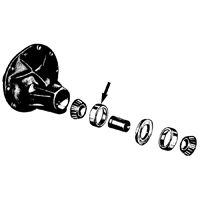 55-59 1/2 Ton Rear Differential Pinion Bearing Race, Inner