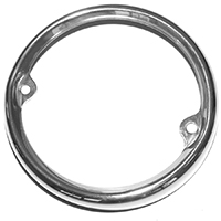 55-59 Stepside Tail Light Bezel, Polished Stainless Steel