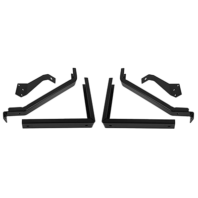 55-58 Chevrolet/GMC Cameo Truck Rear Bumper Bracket Kit, 6 Pieces, LH & RH