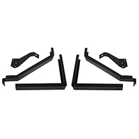 55-58 Chevrolet/GMC Cameo Truck Rear Bumper Bracket Kit, 6 Pieces, LH & RH