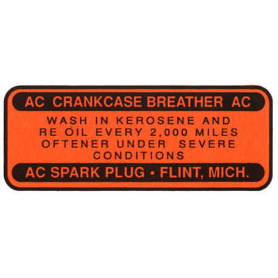 58 Full Size Breather Cap Decal