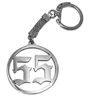 Key Chain, Polished Stainless Steel, 55'