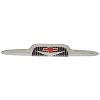 56 Chevrolet Hood Emblem, Chrome V8