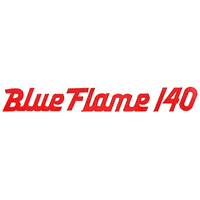 58-60 Full Size Blue Flame Valve Cover Decal