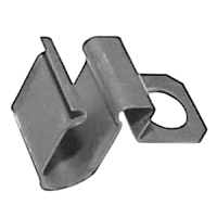 57-59 V8 S/B Spark Plug Wire Retainer, Lower on Oil Pan 2-Wire