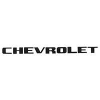 58-59 Chevrolet Grill Decal, Black