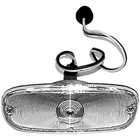 58-59 Chevrolet Parklight Assembly, Clear Lens