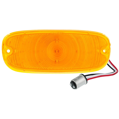58-59 Chevrolet Park light Lens, L.E.D. Amber 12 Volt