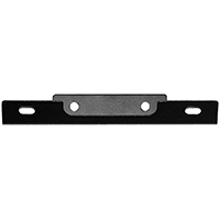 58-59 Front License Plate Mounting Bracket, Black