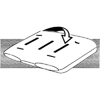 58-59 Hood Brace Pads