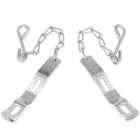 58-59 Fleetside Tailgate Chains, Cadmium Plated