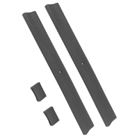 58-59 Fleetside Tailgate Chain Covers, Black