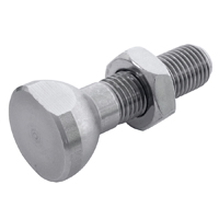 58-66 Chevrolet / GMC Truck Fleetside Tailgate Chain Pivot Bolt & Nut, Cadmium Plated