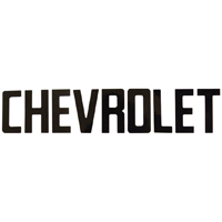 58-59 Fleetside Chevrolet Tailgate Decal, Black