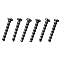 58-59 Fleetside Tail Light Lens Screws, 6 Pieces, Stainless Steel