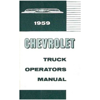 59 Chevorlet Owners Manual