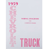 1959 Chevrolet Truck Wiring Diagram, For Complete Chassis