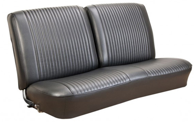 64 Chevelle & El Camino Seat Upholstery Black For Front Split Bench Special Order Colors Available Red, Light Blue Fawn,