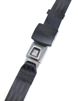 68-72  Chevelle / El Camino  Universal Push Button Seat Belts Black