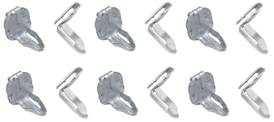 64-72 Chevelle / El Camino  Door Panel Instalation Clip Kit 12 Pieces