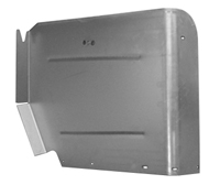 64-67 Chevelle Convertible Rear Arm Rest Panel Upper Piston Metal L/H