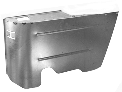 64-67 Chevelle Convertible Lower Rear Arm Rest Metal R/H