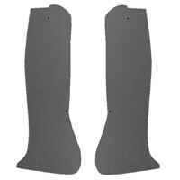 64-67 EL CAMINO REAR SIDE PANELS, BLACK