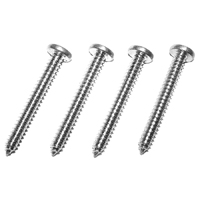64-67 Chevelle / El Camino Arm Rest Base Screws Front 4 Pieces