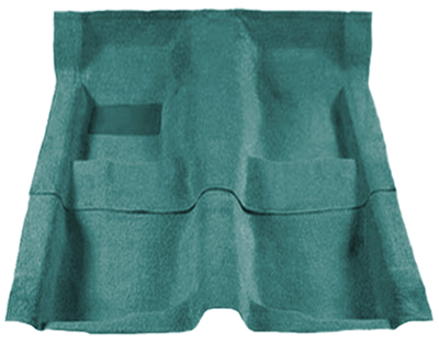 64-67 Chevelle / El Camino Aqua Carpet Kits 80/20 Rayon / Nylon Blend Just Like The Original Pre Installed Jute Backing,